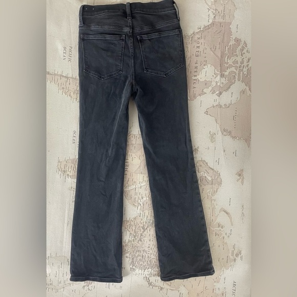 Madewell Cali Demi-Boot Jeans Size 25 Dark Gray Denim - Picture 7 of 14